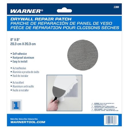 Warner Drywall Repair Patch 8" x 8" 11360